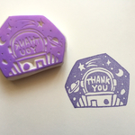 宇宙飛行士のThank youはんこ