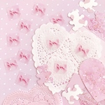 リボンなミニクリアシール🎀77枚セット♡