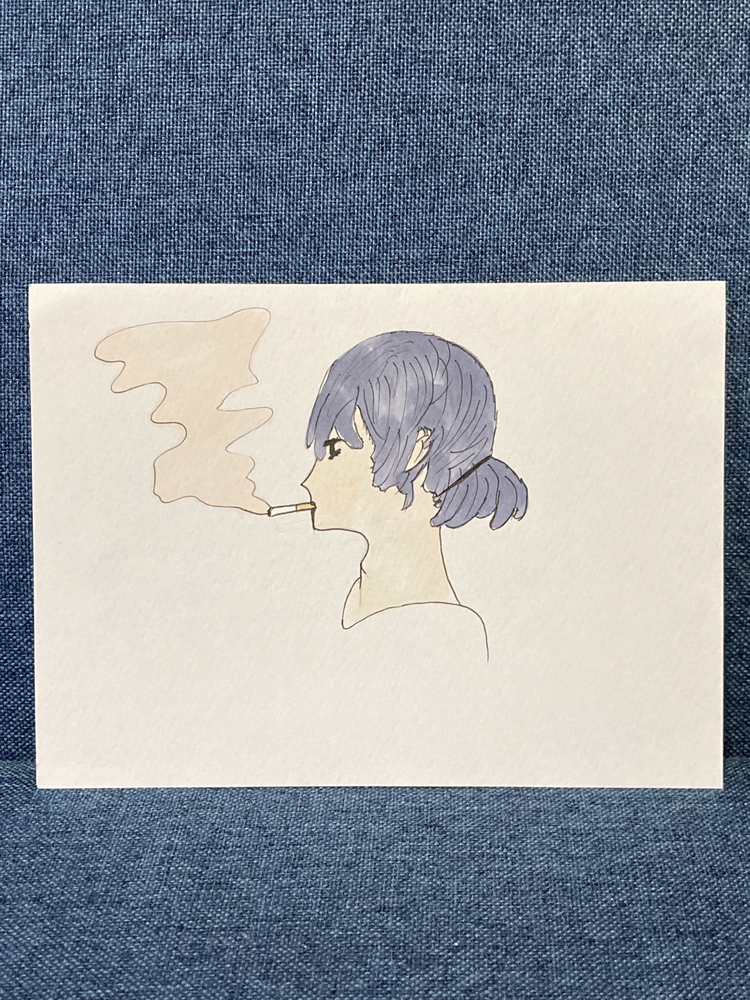 73×91㎝「真昼の光の中のヌード　３」油彩・原画・F30 73×91㎝「真昼の光の中のヌード 3」油彩・原画・F30