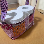 プロヴァンス風　布バスケット　ハンドメイド