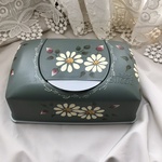 ウェットティッシュケース★トールペイント★マーガレット