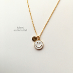 ☺︎smile initial ネックレス