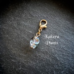 〘クリアラブラドライトカラー〙スカル アミュレットチャーム/Skull amulet charm