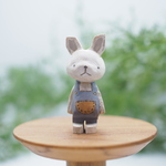 うさぎのトフィー　木彫り #271