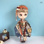 No.255  1/6サイズドール振袖　疋田花文