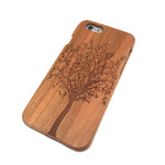 iphone 5/5s/SE 6/6s 6plus/6splus 7 7plus ケース 木製 ウッド ツリー