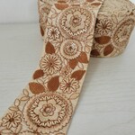 🌈再販🌈〖50cm〗インド刺繍リボン  <商品No.35 ベージュ>