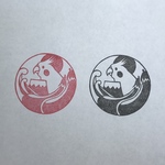 一富士二おかめ三茄子消しゴムはんこ