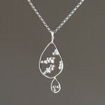cell - 雨粒　　シルバーネックレス silver925 ◼pivo◼1534