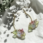 〜紫陽花の生垣〜 ピアス/イヤリング