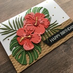 【誕生日カード】ハイビスカス