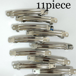 シルバーカラー/バレッタパーツ11piece