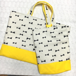 レッスンバッグ&シューズ袋 2点セット（リボン柄）