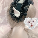 サブカルてんしさんヘッドドレス໒꒱black♡即購入OK໒꒱ 地雷 サブカル コンカフェ