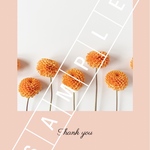 メッセージカード風メモ　#4  thank you