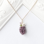 sweet grape ネックレス　（アジャスター付き）