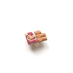 《再販》かじりチョコの豆帯留め