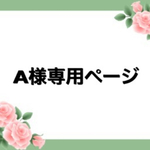 A様専用ページ