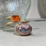 🌈ソバに居るよ🦄🌈カンテラオパールのリング🐇✨