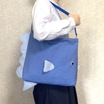   まんぼうA4 ショルダーバッグ    再販3                           #ブルー　#青　　水族館　まんぼう　　動物モチーフ