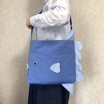   まんぼうA4 ショルダーバッグ    再販3                           #ブルー　#青　　水族館　まんぼう　　動物モチーフ