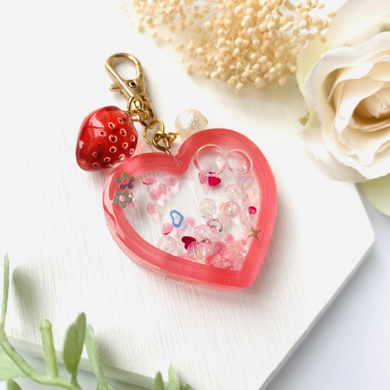 淡い赤色 ハートシェイカー - The magic | minne byGMOペパボ 国内最大