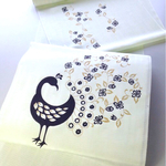 ＊お仕立て付き＊伊勢紅型名古屋帯『孔雀』