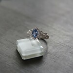 カラーチェンジフローライト　ロイヤルフィリグリーレースリング　SILVER925