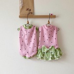 早収穫☆スイカなお洋服　　(ピンク)　犬服(送料込み価格)
