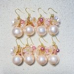 【ミク様専用】コットンパールと桜のピアス🌸