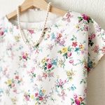 [即発送♪] Liberty : Duchesse(ダッチェス） フレンチスリーブブラウス