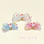 No.476-①アイスが可愛い夏祭り🪀　（白・水色・ピンク）