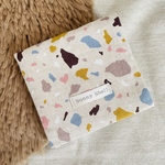 ハンカチ風サニタリーケース★テラゾー柄