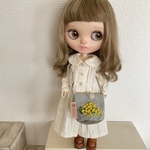 ミニチュアバッグ [ミモザ刺繍バッグ]