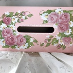 ティッシュケース★Sale現品限り★トールペイント★薔薇