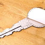 💗限定2個💗鏡のミニワーク付き🔑自己愛を高めるLOVE❤️キーミラー🔑