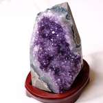【M様専用】🔮✨浄化開運アイテム✨🔮ウルグアイ産アメジストスタンドクラスター　専用台座付き