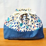 洗える♪保冷保温☆お弁当袋（フラワー）
