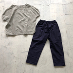 【夏前セットSALE】リトアニアリネンのブラウス＆リネンコットンのクロップドパンツ
