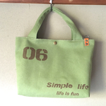 [再販1]帆布☆トートバック◆グリーン◆