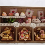 ナチュラル飾り棚②☆スイーツ