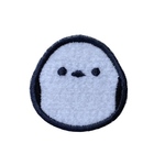 刺繡ワッペン　鳥【シマエナガ】