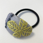 ミナペルホネン　ヘアゴム　handmade forest tile イエロー