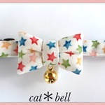 再販❗️️🌟リトル スターズ🎨パステル【蝶ネクタイ】＊猫(&小型犬)首輪