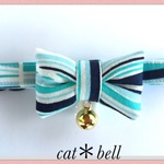 再販❗️️ミントグリーンのスーツで👔おめかし【蝶ネクタイ】＊猫(&小型犬)首輪