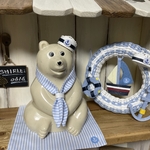 しろくま貯金箱   夏　マリン３点セット