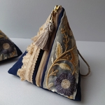 インド刺繍リボンの一目惚れテトラポーチ