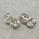 BIG‼︎ glass beads    "White