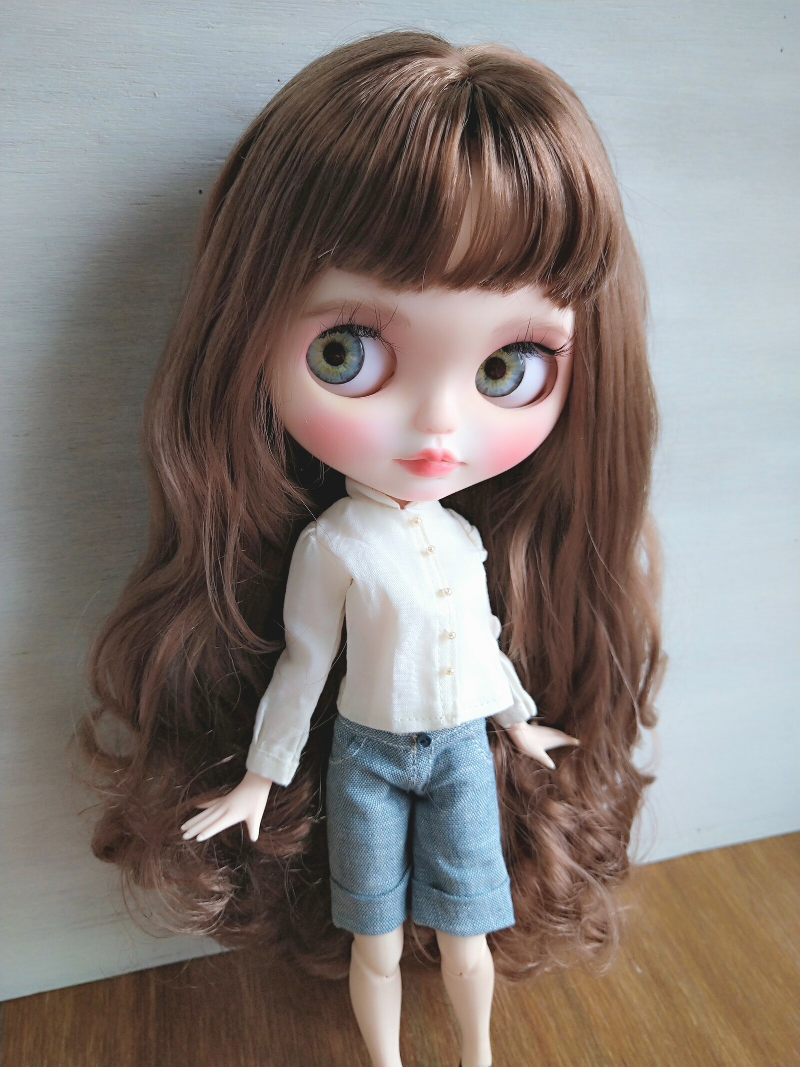 タカラ リカちゃん ブライス ピンク 白 ワンピース アウトフィット オンライン取寄 まゆみ様 ブライス アウトフィット クラフト/布製品