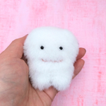 歯の妖精　歯ぐきベット付き　ふわふわ　ぬいぐるみ　白　F